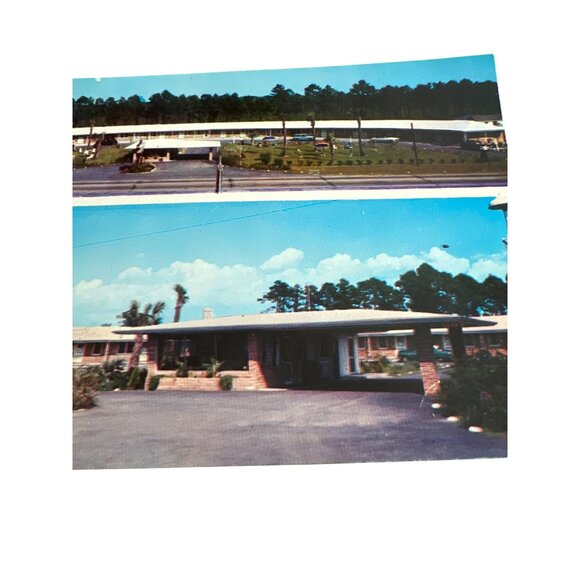 Vintage AAA Travelers Modern Motel Postcard Savannah GA Helen OBrien 70s Unused - Picture 3 of 5